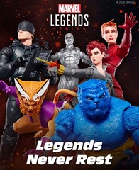 2025 Marvel Mini-Comic Retro Card Legends Wave 1 & 2 6″ Hasbro Figure Set of 12