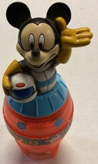 For Restore Parts Vintage Mickey Mouse Rocket Space Bubbles Toy