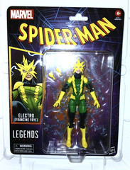 MARVEL LEGENDS RETRO SPIDER-MAN ELECTRO FRANCINE FRYE 6″ FIGURE HASBRO 2025