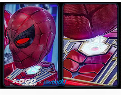 Killerbody 1/1 Iron Spider Helmet Wearable Mask Voice Control Spider-man Props