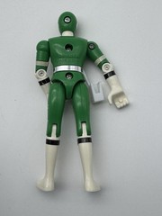 Vintage 1997 Bandai Turbo Power Rangers Racer Car & Action Figure GREEN