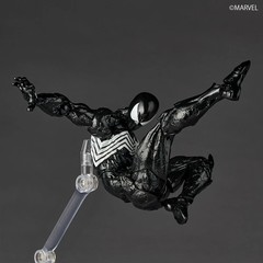 Kaiyodo Revoltech Amazing Yamaguchi Symbiote Spider-Man Black Action Figure New