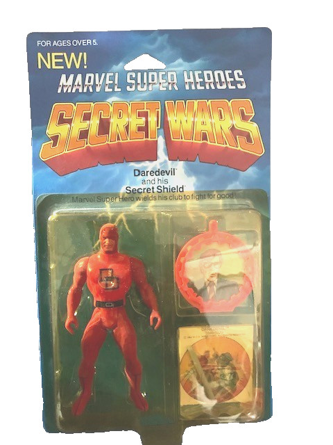 Mattel 1984 Marvel Secret Wars 4″ Daredevil New in Package See Description 9140