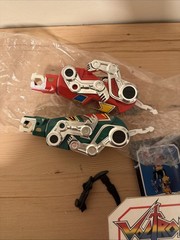 Vintage 1984 Voltron Panosh Place Green Blue Red Yellow Black Lion In Box Rare