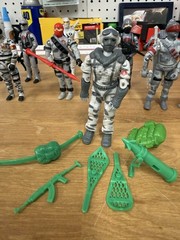 Gi Joe Lot of 8 Cobra F Factory Made BM Customs Firefly Snake Eyes Storm Shadow