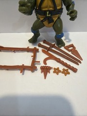 tmnt leonardo 1988 Soft Head 100% Complete Vintage Playmates