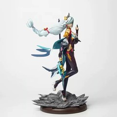 Anime ‌‌Character Shenhe Staff Ver PVC GK Figure 30cm Statue Model Collectible