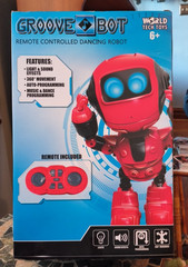 World Tech Toys Groove Bot Remote Control Dancing Robot Red New In Box