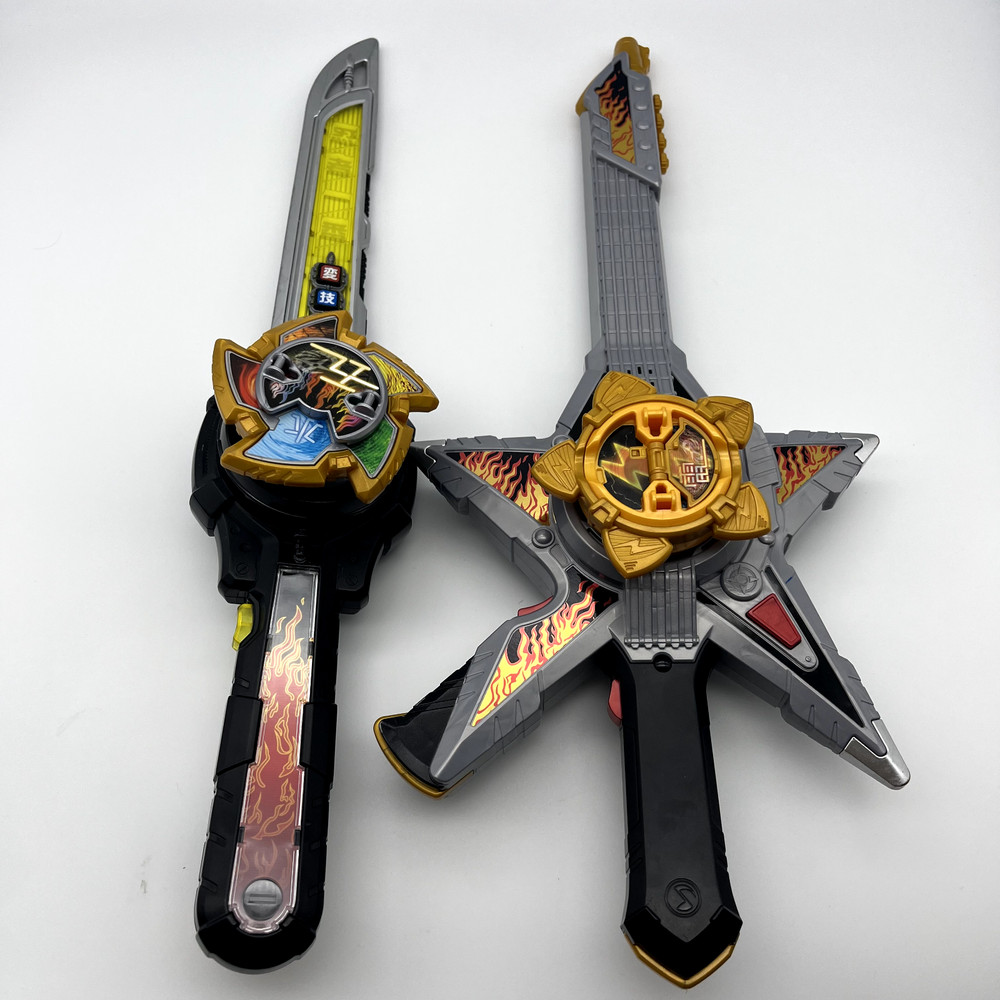 Ninninger Guitar Ningeki Star Sword Gun Power Rangers Ninja Steel Gold set