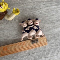 Shrek Toy Fastfood Lot Of 3 Kids Meal Shrek Donkey Three Little Pigs Not Working