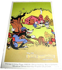 Disney D23 Expo Exclusive Record Emporium postcard Silly Symphony 3 Little Pigs