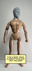 Chris Man Custom Action Figure Head 1:9 or 1:6 Mego