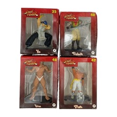 Fanhome Street Fighter Figures Lot Of 4 Yun 35 Urien 48 Rolento 40 El Fuerte 42B