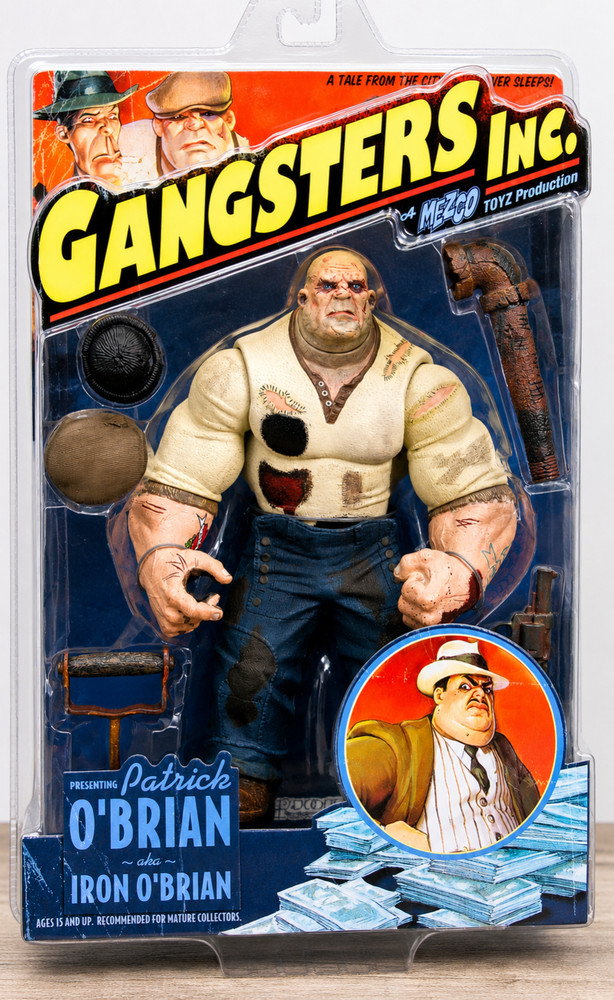 Mezco Gangsters Inc. Patrick Iron O’Brian Action Figure MOC Sealed Rare 2003