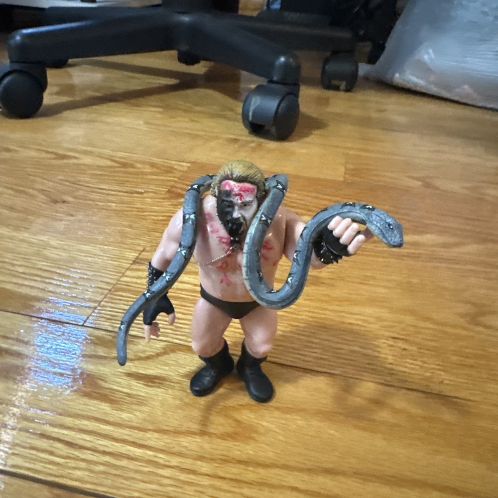 ZST Heels And Faces Kevin Sullivan With Snake And Chain Hasbro Style Figure