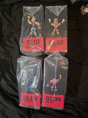 Loot Crate WWE Slam Stars Set of 4 Stone Cold, Triple H, Undertaker, Rock NIB