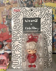Hirono × Keith Haring Figure Doll Toy Gift New Sealed Limited Edition Authentic