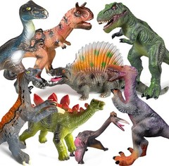 8 PCS Jumbo Dinosaur Toys for Kids Toddler 3-5 5-7 Years,Perfect Dinosaur Par…