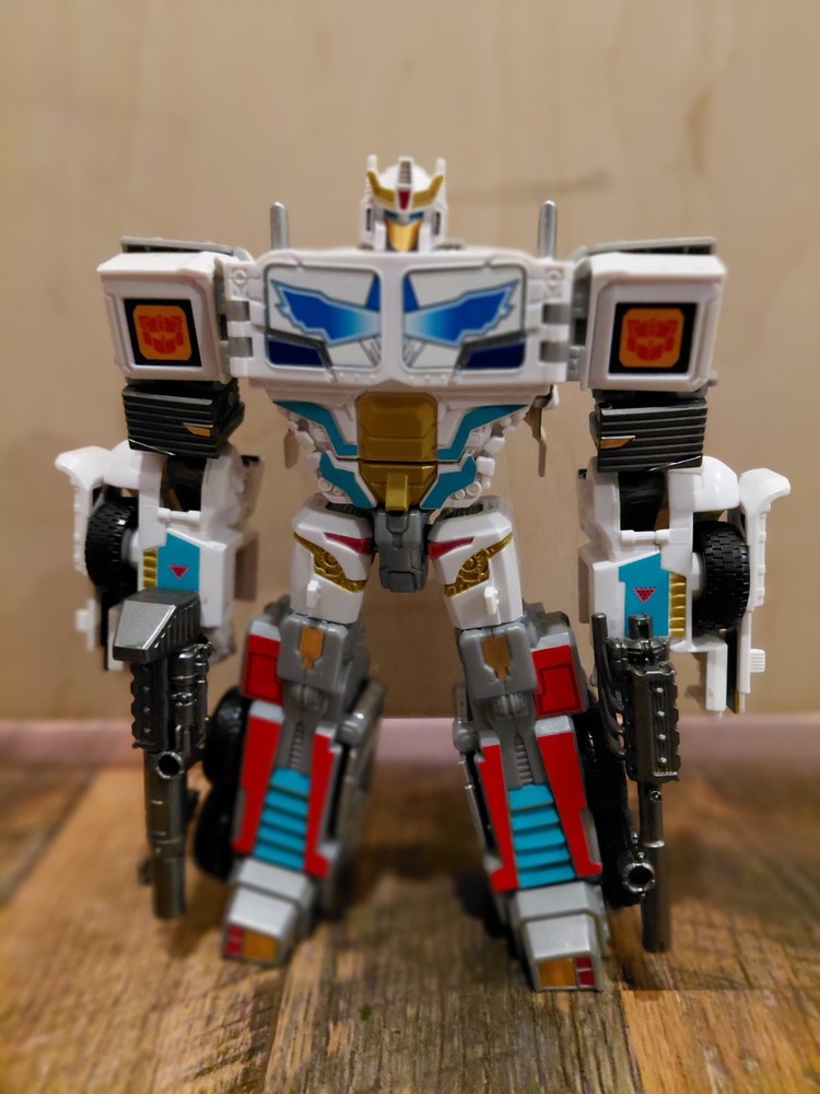 Transformers Combiner wars Voyager optimus prime with Thunderclash Toyhax