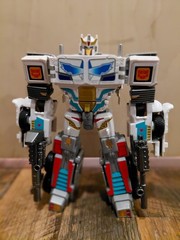 Transformers Combiner wars Voyager optimus prime with Thunderclash Toyhax