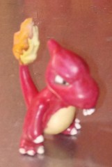 Pokemon, red character, display figure, 2″h by CGTSJ/TOMY, made in china