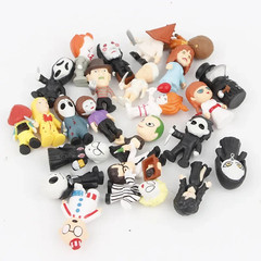 24Pcs/Set Horror Movie Characters V for Vendetta Chucky Freddy Jason Scary Saw