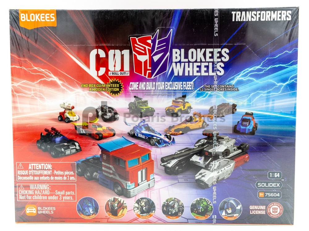 Blokees Transformers Wheels Version C01 01 1 Roll Out Sealed Case of 12 Models