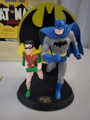 Batman and Robin Statue 1996 Hallmark DC COMICS Golden Age Collection MIB