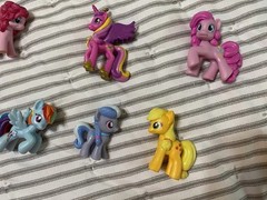 Hasbro My Little Pony Figurines 18 Total , Average 1.5”-2” In Size