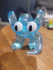 Rainbow Friends Series 2 Mini Figure CYAN 2.5in transparent blue