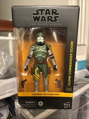 Star Wars The Black Series Clone Commander Doom & Commander Thorn Check Face New