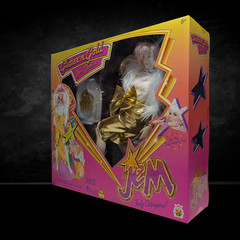 Jem and the Holograms Glitter and Gold Jem Jerrica 12-Inch Fashion Doll The