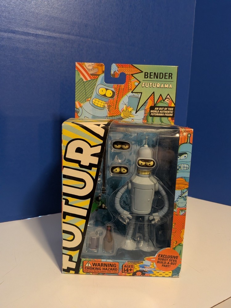 Toynami Futurama Bender Action Figure 2008 Robot Devil Build-A-Bot Part