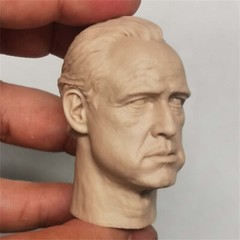 Unpainted Marlon Brando Godfather Carved Fit 1/6 COOMODEL Action Figure
