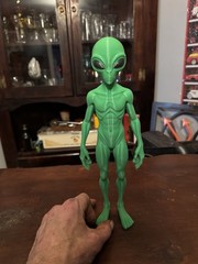 Green Alien Action Figure! New Species! 12” Tall!