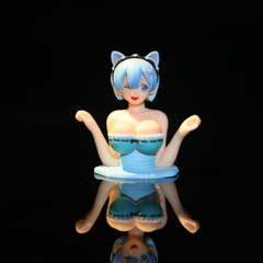 New Shaking Chest Anime Character Girl Car Ornaments Sexy Girl Figure Toy Gift