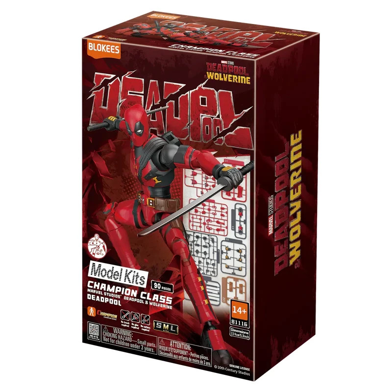 Deadpool Champion Class Model Kit by Marvel Deadpool & Wolverine x Blokees