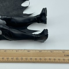 DC COMICS Batman Action Figure Gray Black Cape Yellow Belt Poseable 12in 67800