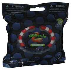 Slither.io Red & White Worm (2016) Bonkers Toy Fidget Bracelet