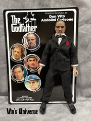 Custom 8″ Mego Marlon Brando Don Vito Corleone the Godfather Action Figure