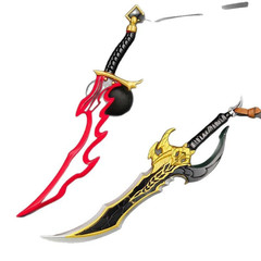 22Cm Solo Leveling Peripherals Knight Killer Fangs Metal Sword Cosplay Anime PVC