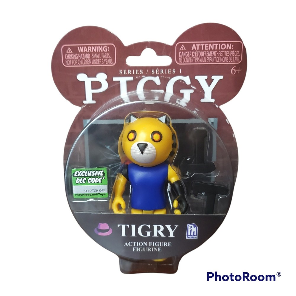 Roblox Piggy Action Figure TIGRY 3.5″ Series 1, Includes Scratch DLC Code – New