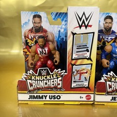 Mattel WWE Knuckle Crunchers Series 5 JEY & JIMMY USO “YEET”