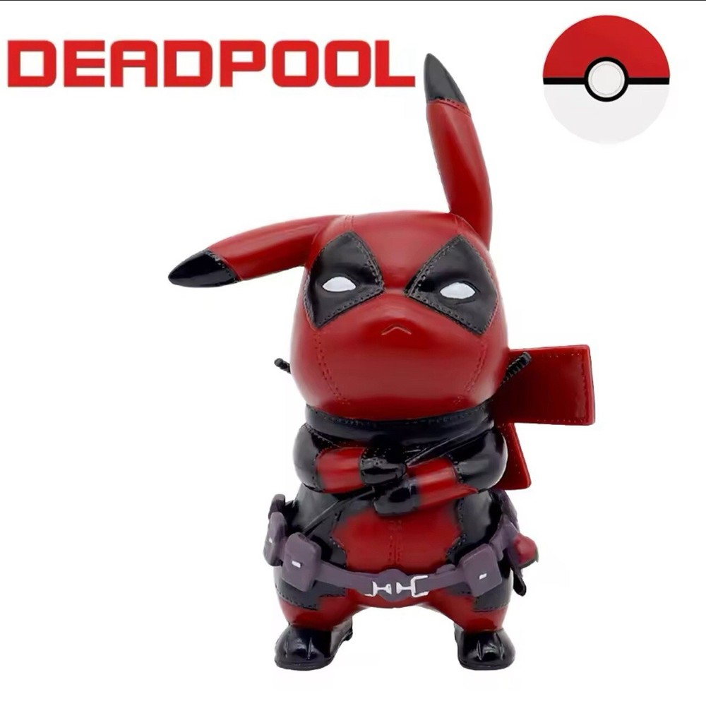 Pokemon Pikachu Deadpool Figure