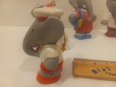 Arby’s 1990 Barbar The Elephant With Other Toys + Ornament