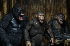 NECA “Planet of the Apes” Dawn of the Planet of Apes Movie Cinema Figures