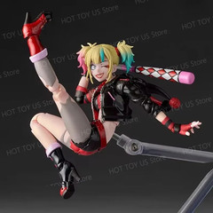 Kaiyodo Revoltech Amazing Yamaguchi Harley Quinn Suicide Squad Figure No Bonus