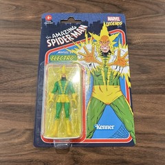 Marvel Legends Retro 3.75 Lot Amazing Spider Man Electro USA Agent Black Panther