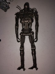 MOVIE MANIACS Vintage T2 T-800 T-1000 Action Figure Modern Black Endoskeleton