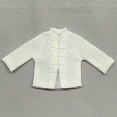 1/12 White Kung Fu Costume Chinese-style Shirt For SHF Son Gohan (No Figure) New